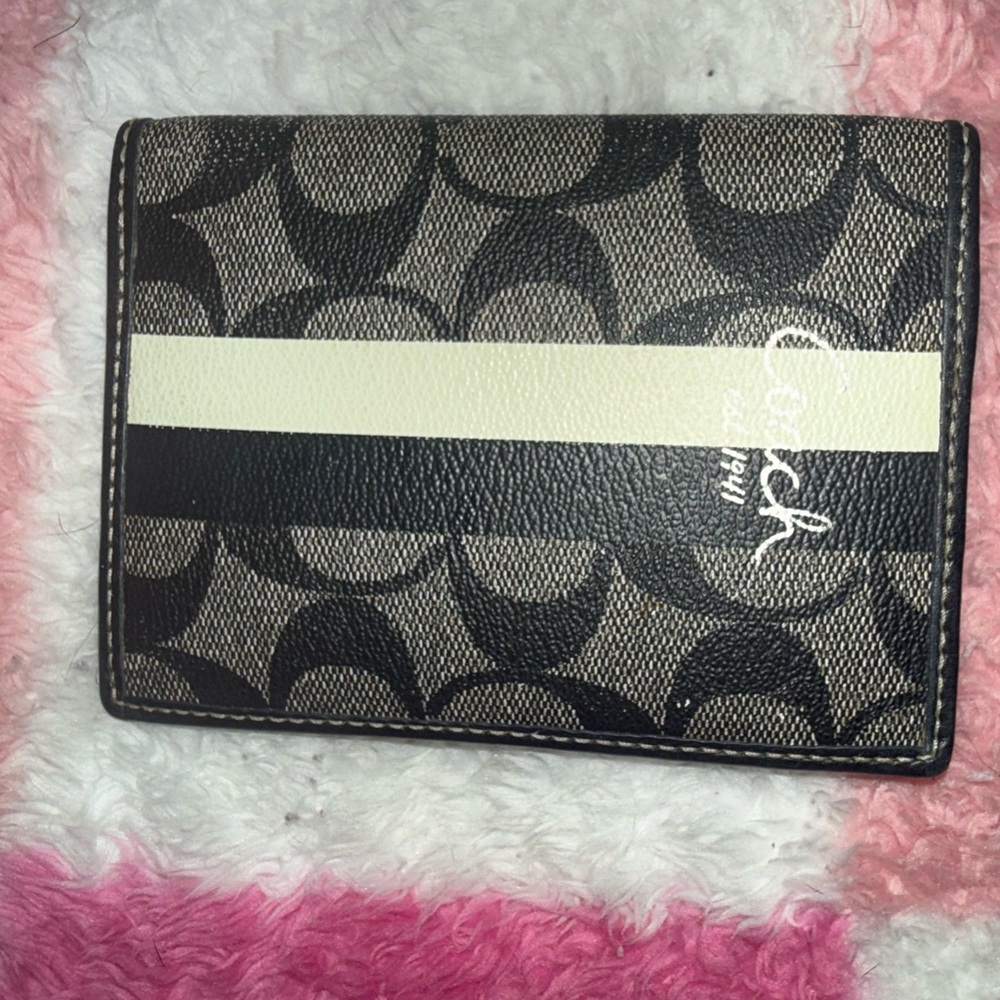 Coach Passport Holder
